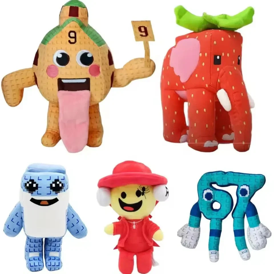 Strawberry Elephant Plush Toy – Soft Anime-Inspired Cuddle Buddy