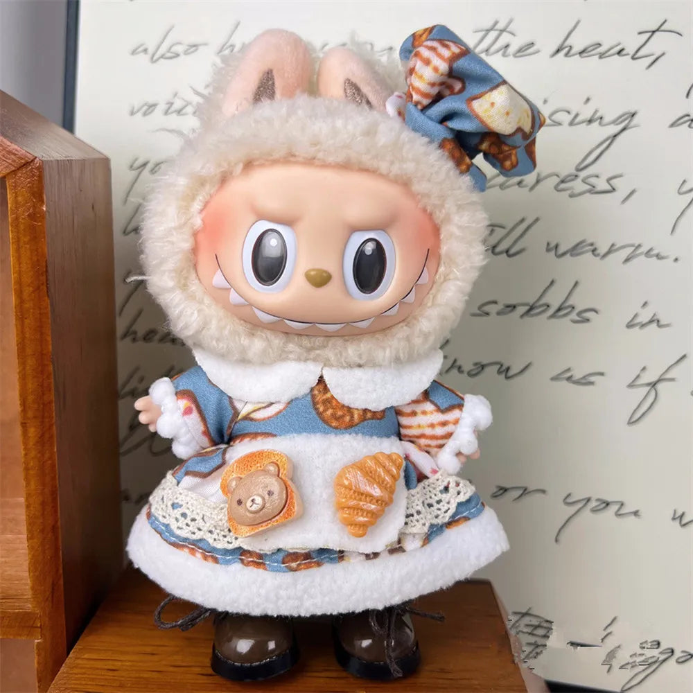 Stylish Outfit Set for 17cm Plush Dolls