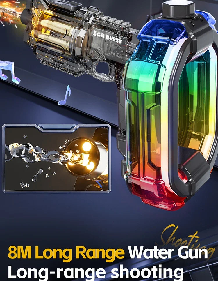 Electric Water Blaster with Light & Sound Effects – 750ml