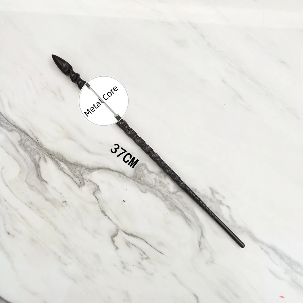 Anime-Inspired Magic Wand with Metal Core and Display Box