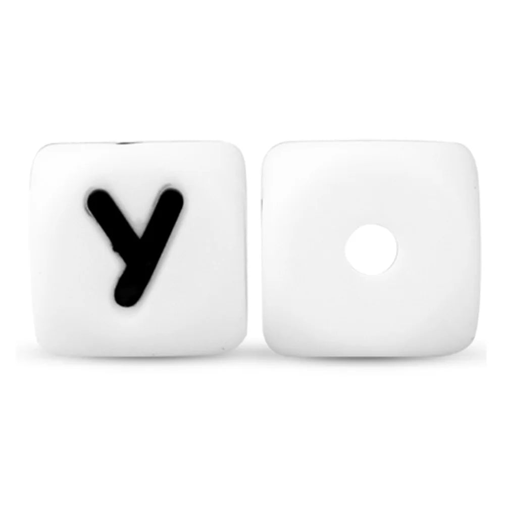 Silicone Letter Beads for DIY Bracelets and Jewelry Making