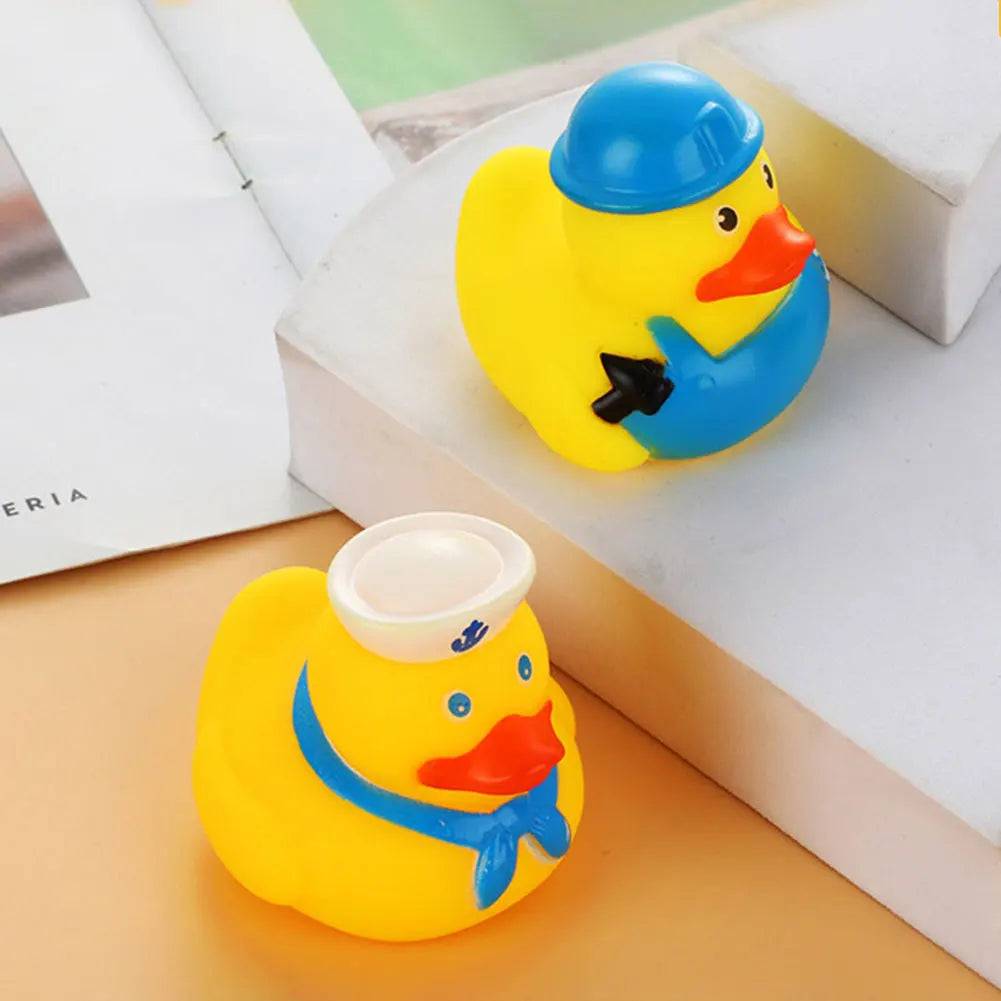 Classic Rubber Duck Bath Toy for Toddlers