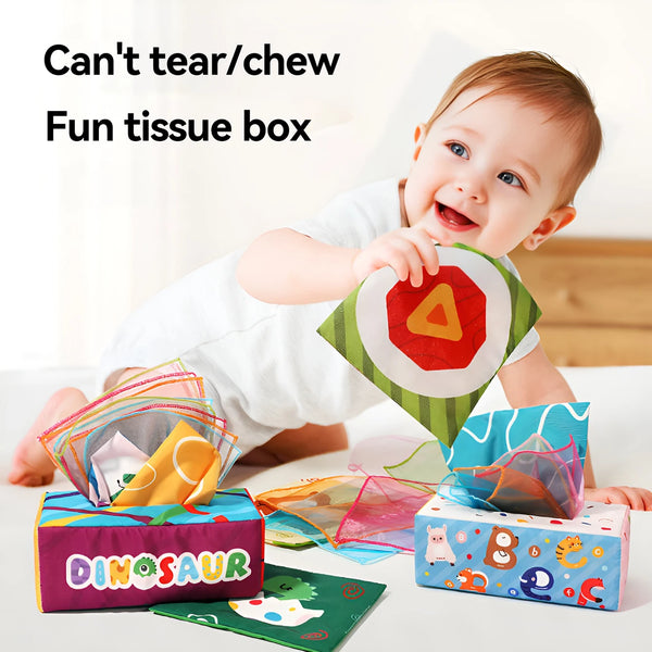 Cartoon Unbreakable Cloth Book Ring Toy
