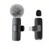 Professional Wireless Lavalier Microphone for Type-C Devices