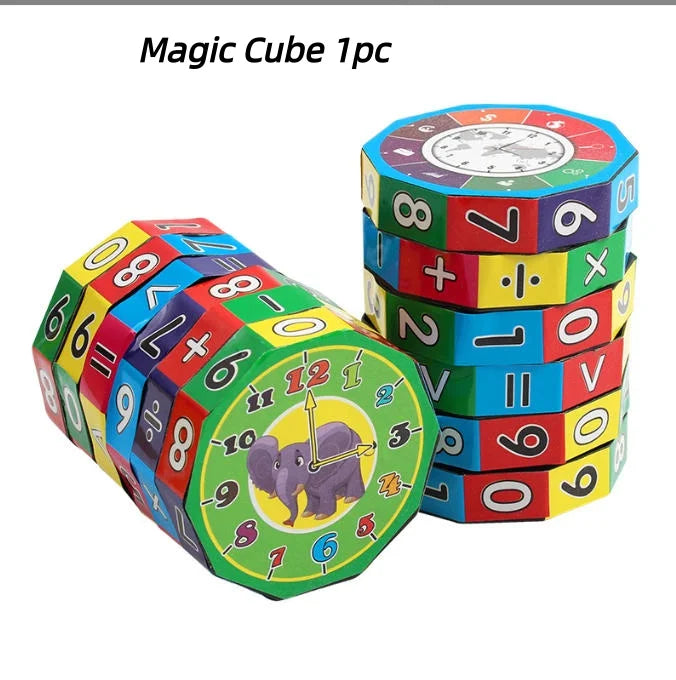 Educational Math Cube Toy for Kids – Arithmetic Learning Puzzle