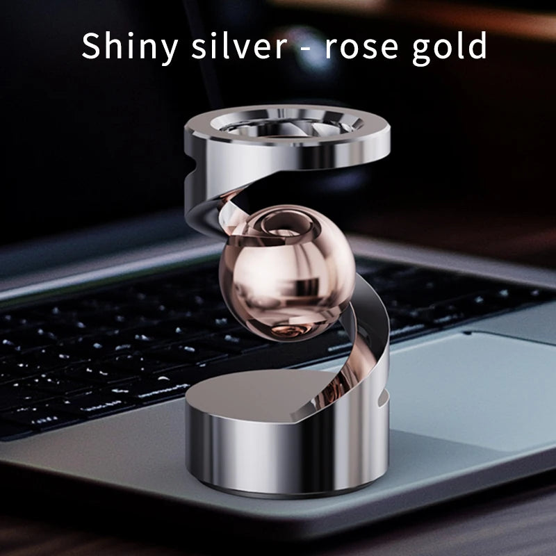 Magnetic Levitating Spinning Top – Precision Metal Desk Toy