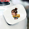 Funny Messy Bun Girl Sticker Pack – Waterproof Decals for Laptops, Helmets & More