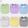 6-Pack 100% Cotton Baby Bibs for Drooling & Teething