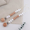 Personalized Baby Pacifier Clip with Silicone Beads