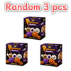 Three boxes of Halloween themed blind box squishy stress relief toys