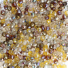 Faceted Crystal Glass Rondelle Beads for Jewelry Making