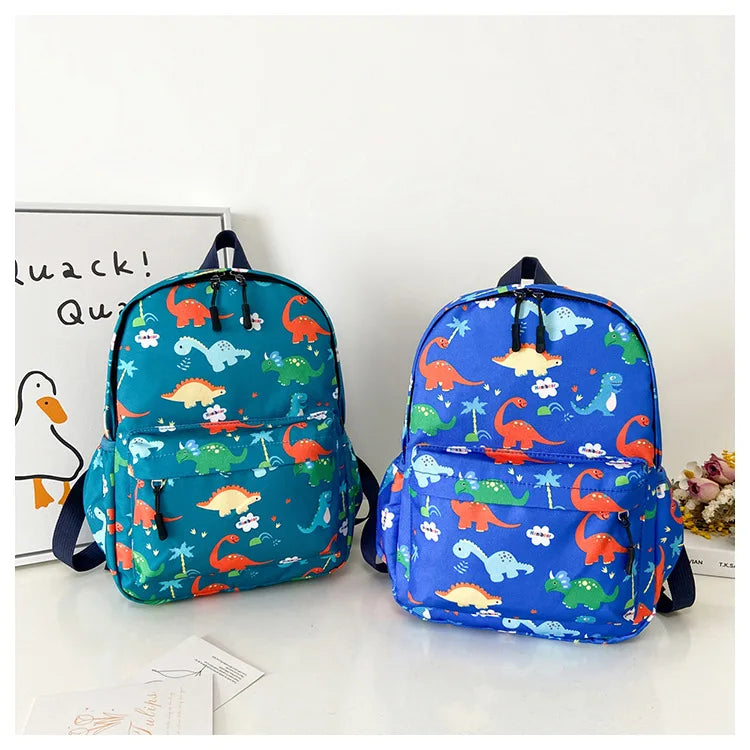 Dinosaur Print Kids Backpack for Kindergarten & School