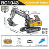 2.4G Remote Control Excavator with Lights and Sound Effects