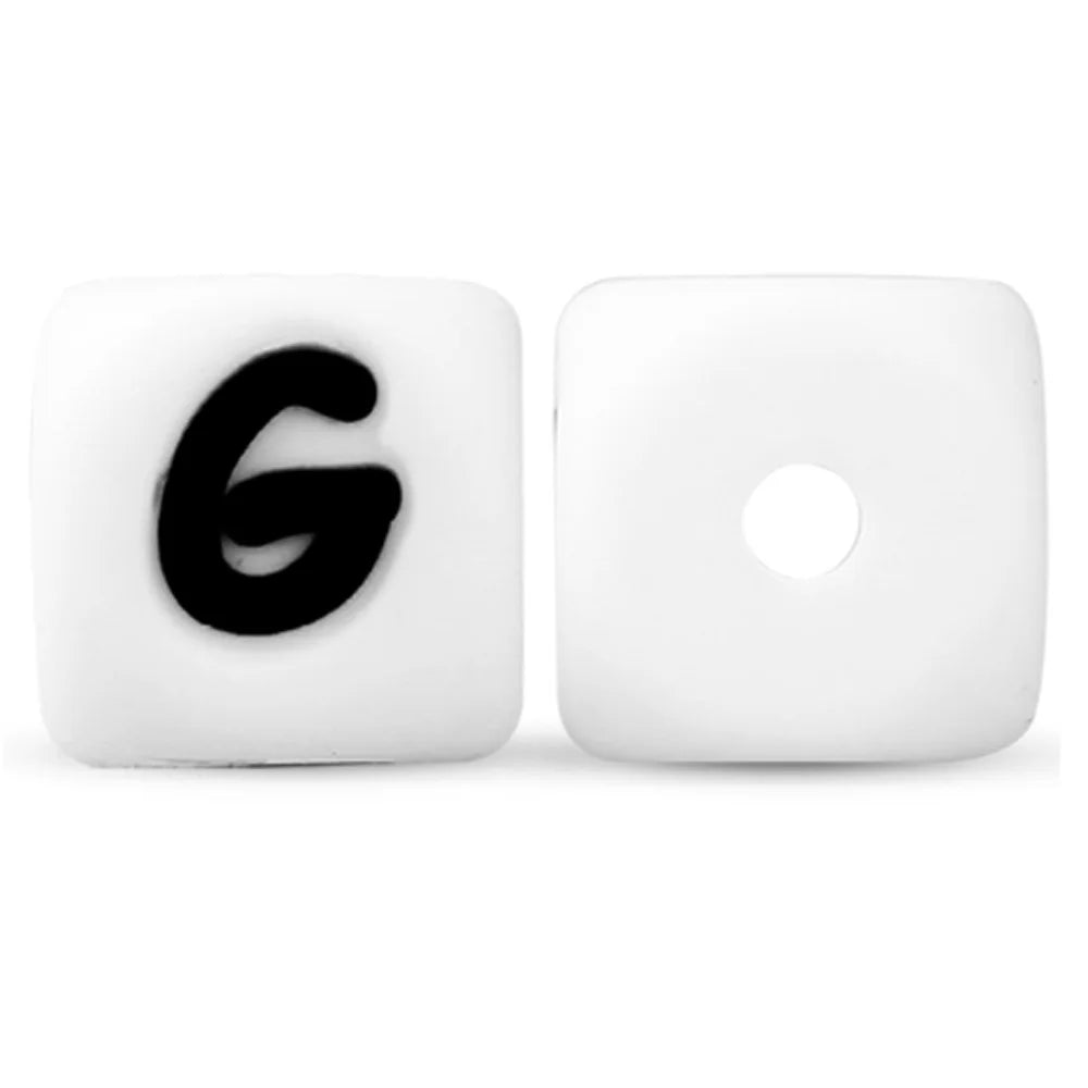 Silicone Letter Beads for DIY Bracelets and Jewelry Making