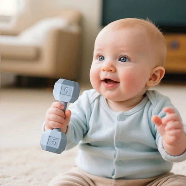 Food-Grade Silicone Rattle Teether for Babies