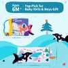 Soft Baby Cloth Book with 3D Animal Tails