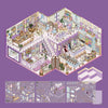 3D House Scene Stickers for Scrapbooking and DIY Crafts