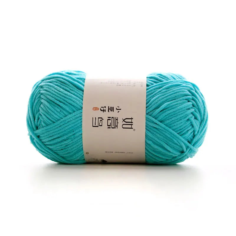 Soft Chenille Yarn for Crochet and Knitting