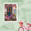 Beginner Diamond Art Kit with 12 Postcard-Style Scenic Designs