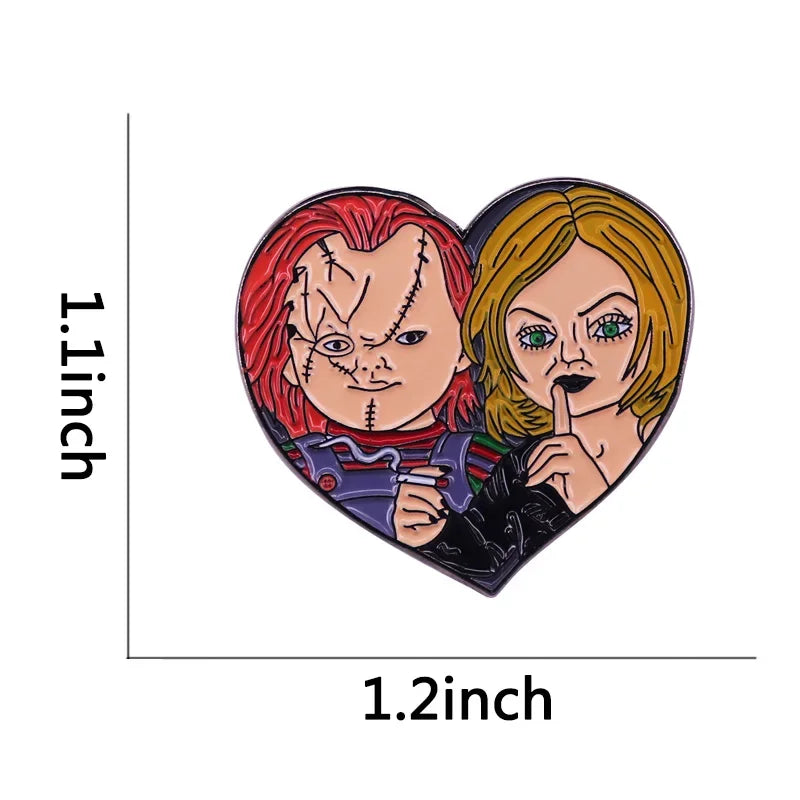 Chucky Horror Movie Enamel Pin