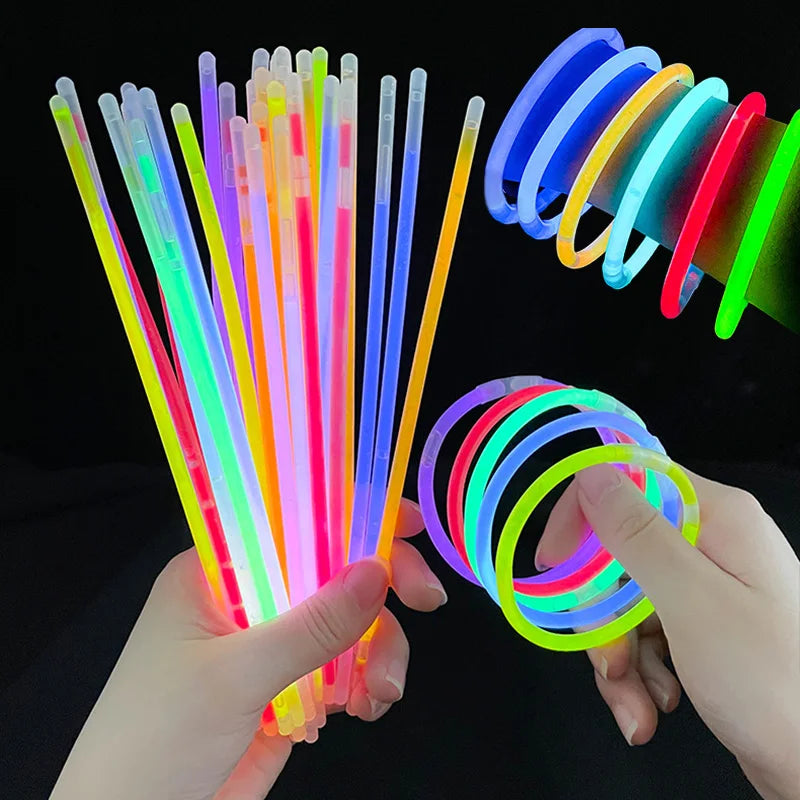 Multicolor Glow Sticks for Parties and Events