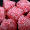 Handmade Resin Polyhedral Dice Set with Sharp Edges