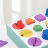 Wooden Color and Shape Sorting Box for Early Learning
