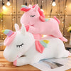 Adorable Unicorn Plush Toy – Soft Cuddly Stuffed Animal Pillow for Kids