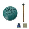 Mini Steel Tongue Drum with Mallet – 6 Notes, Portable Hand Pan for Meditation & Yoga