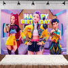K-Pop Theme Party Backdrop for Birthday Celebrations