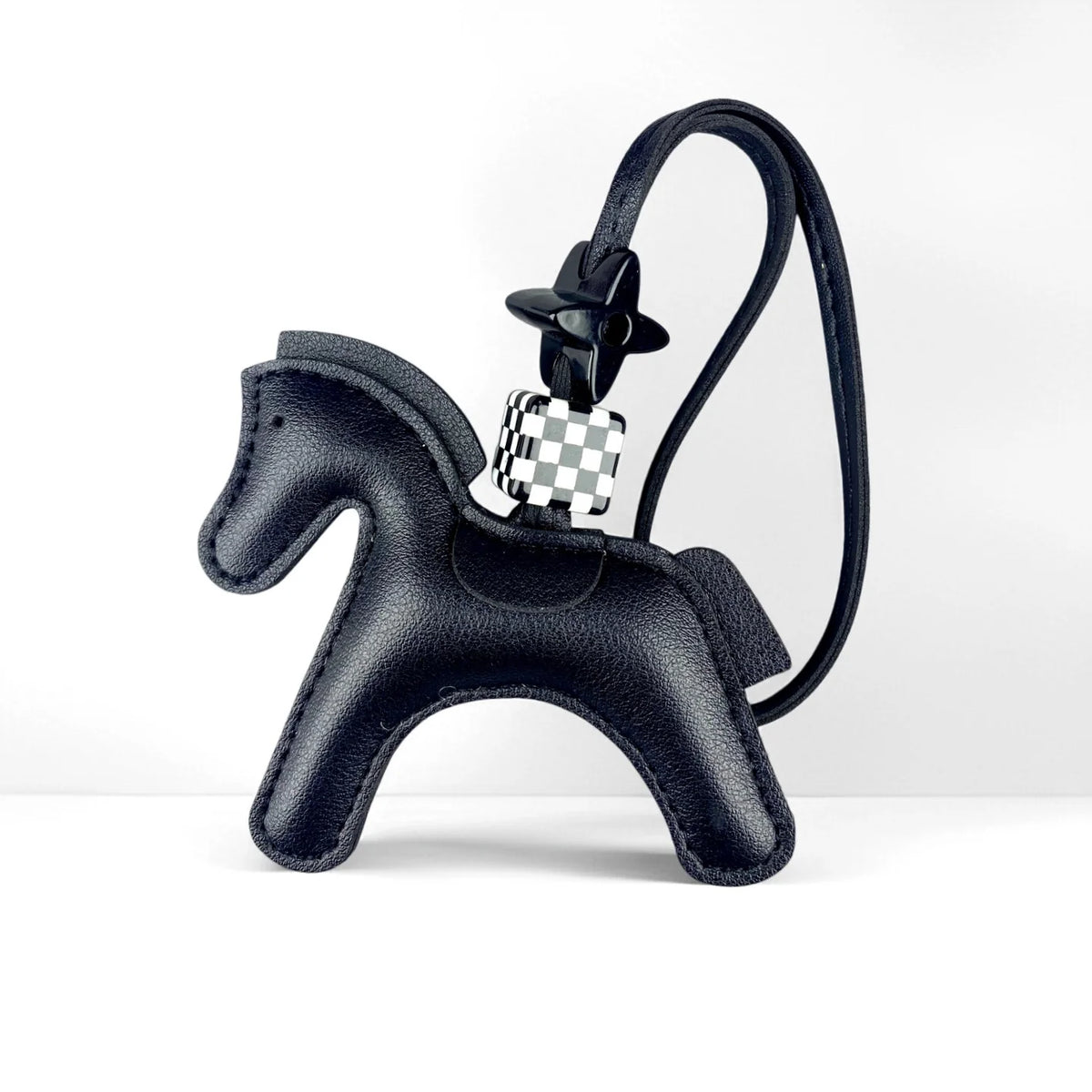 Handcrafted PU Leather Pony Bag Charm
