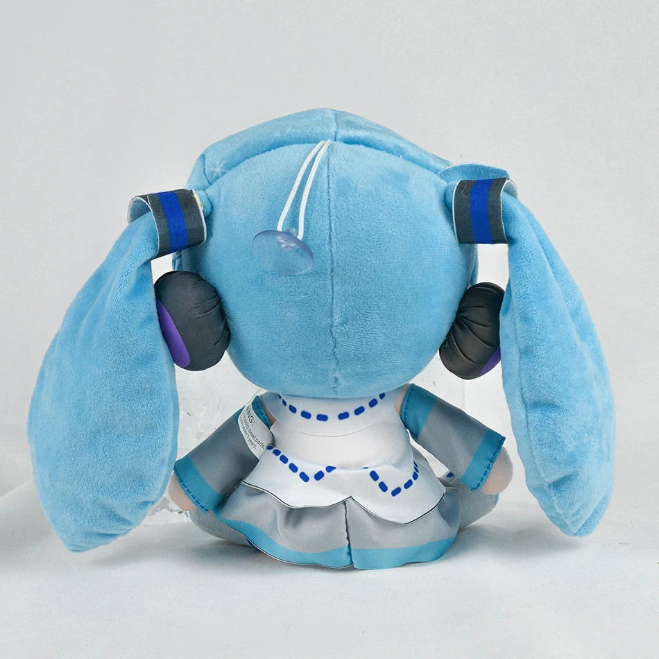 Hatsune Miku Plush Doll – Cute 20cm Anime Sitting Figure