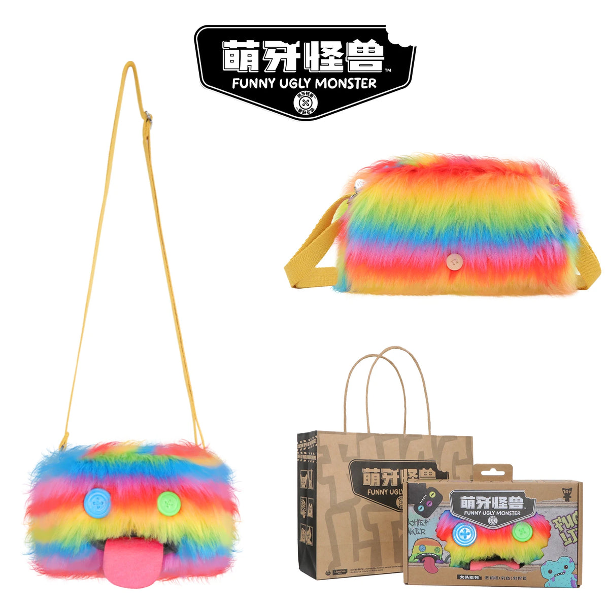 Fuggler Lord Long Ears Crossbody Plush Bag