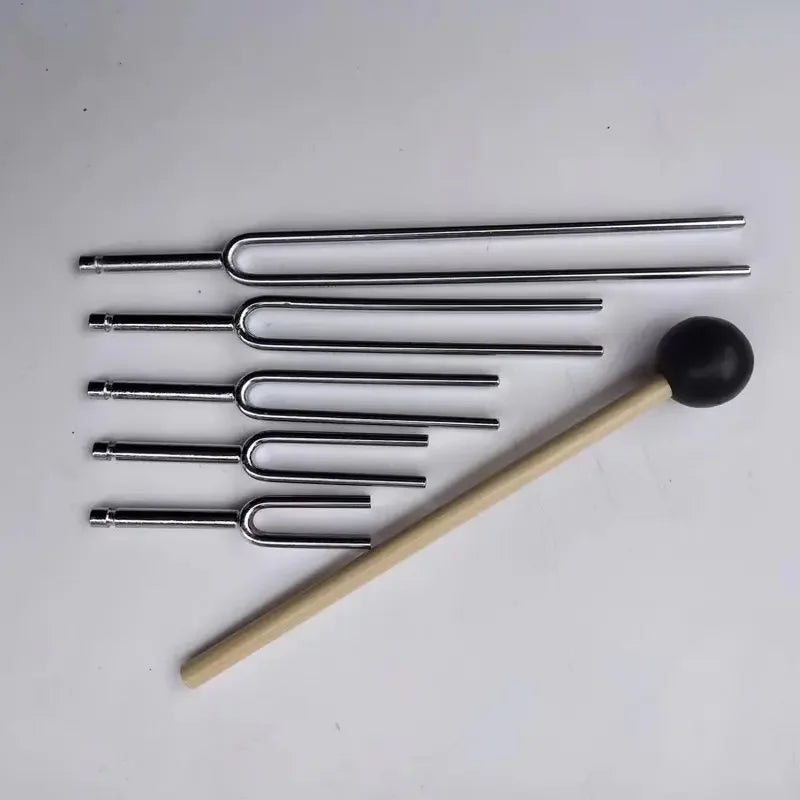 Sound Healing Tuning Forks Set (128Hz & 512Hz)