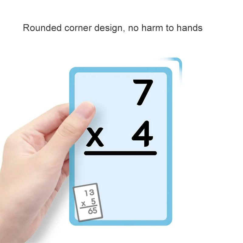 Erasable Math Practice Cards for Kids – Addition, Subtraction, Multiplication & Division