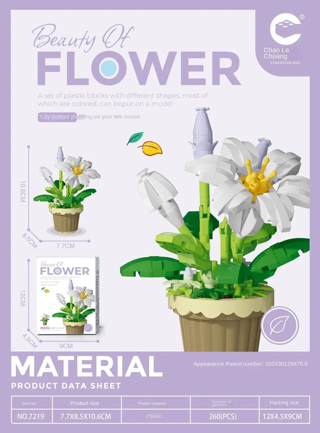 DIY Mini Flower Building Block Kit – Everlasting Desktop Decor