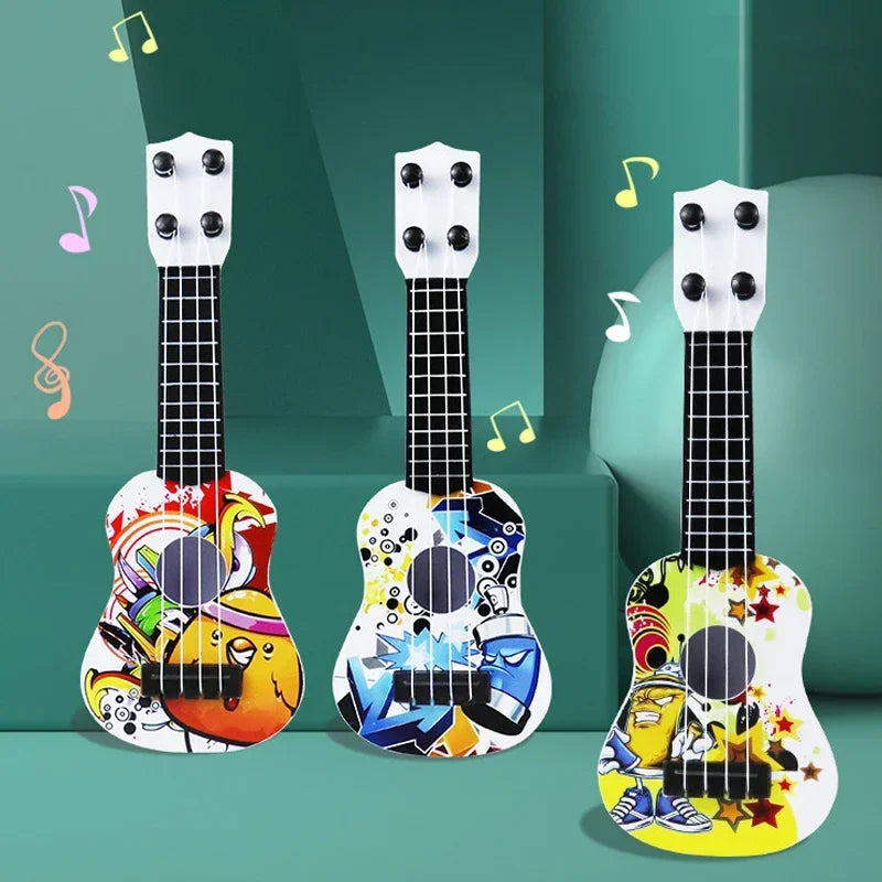 Mini Ukulele Toy for Toddler Musical Learning