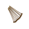Gold Plated Ball Head Pins for Jewelry Making