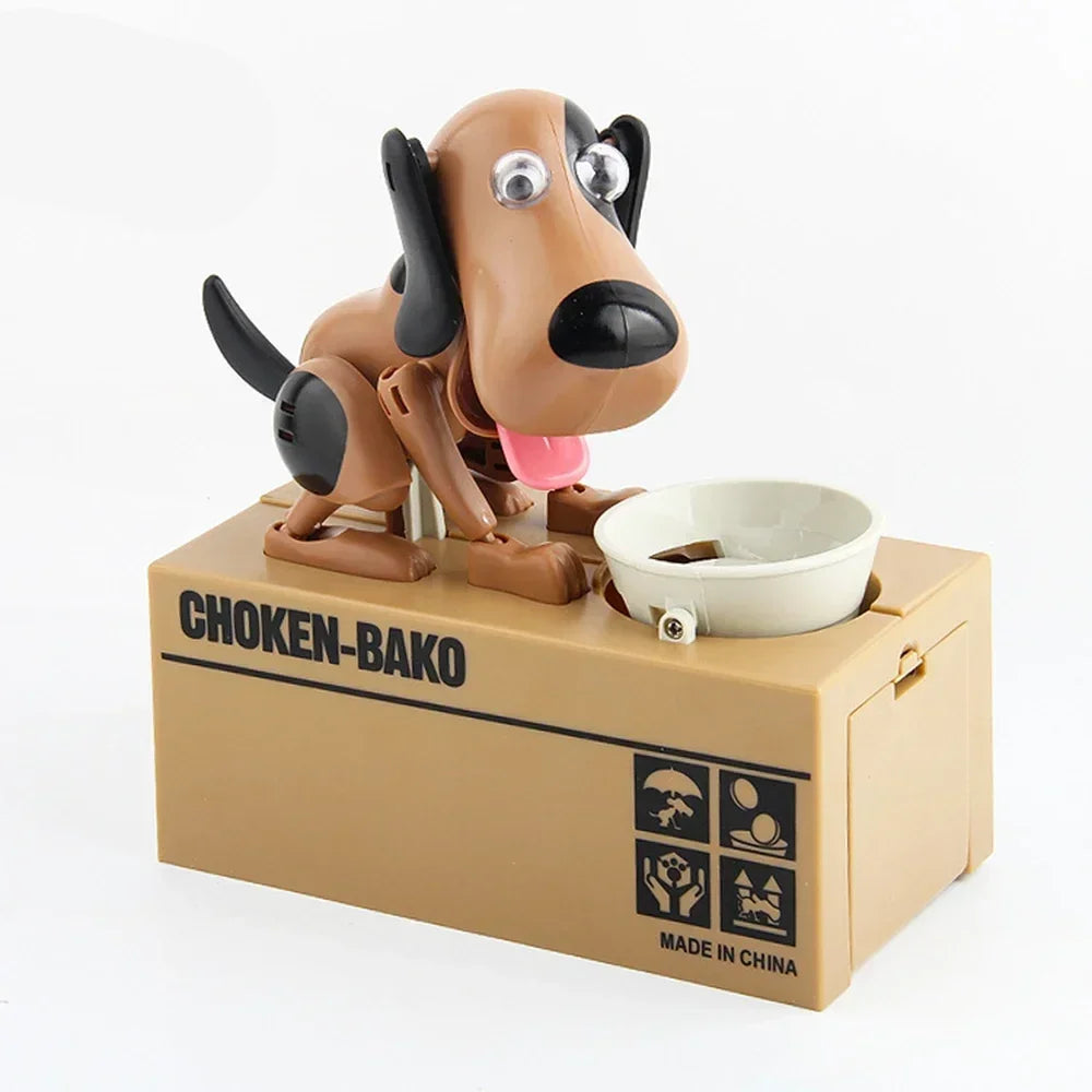 Interactive Robot Dog Piggy Bank for Kids