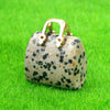 Mini Handbag-Shaped Crystal Agate Pendant for Jewelry Making