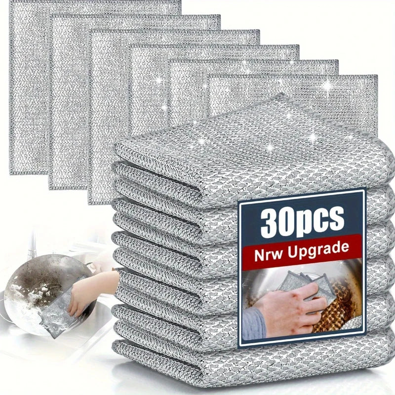 Non-Scratch Reusable Cleaning Pads for Pots, Pans & Surfaces