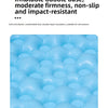 Light blue inflatable bubble base for a massage or therapy product.