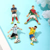 Cartoon Football Player No. 7 Enamel Pin