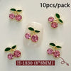 Fruit & Floral Resin Nail Art Decorations