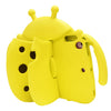 A yellow playful cartoon EVA shockproof case designed for an iPad.