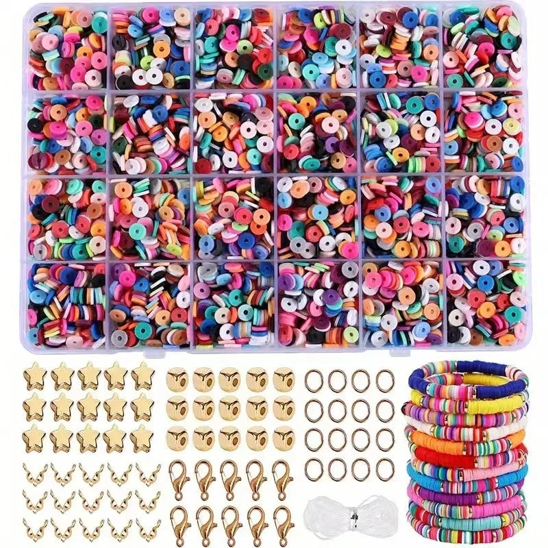 Polymer Clay Beads Assortment for DIY Jewelry Making