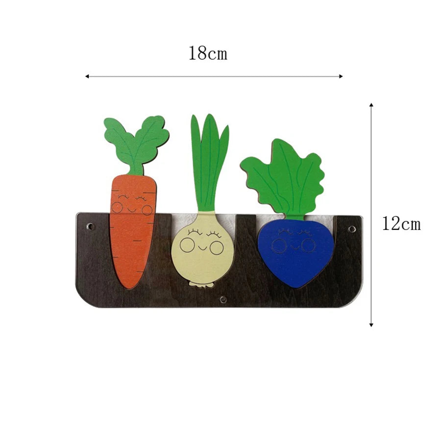 Montessori Wooden Busy Board Parts DIY Sensory Activity Set