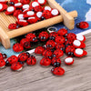 Self-Adhesive Wooden Ladybug Magnets for DIY Craft Projects