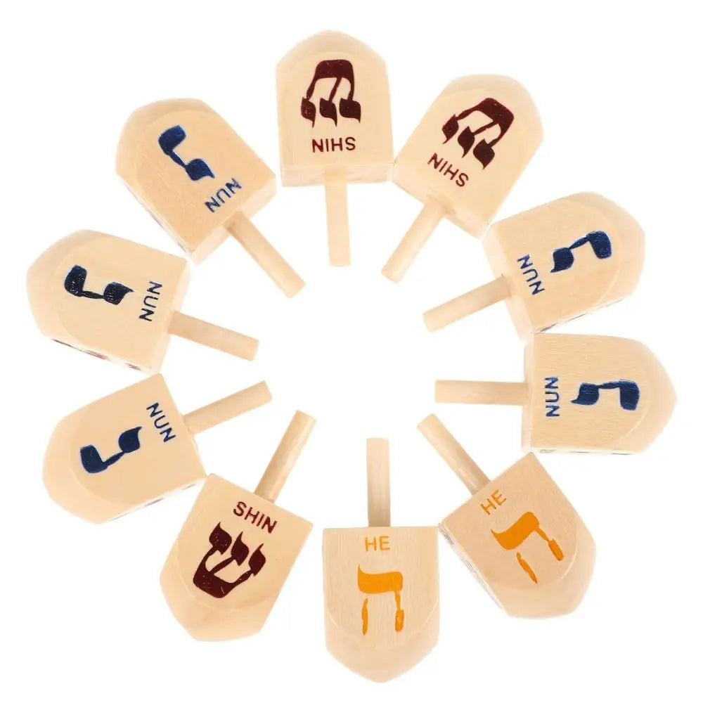 Classic Wooden Spinning Tops for Kids