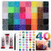 Mixed Color Resin Rhinestone Set for Crafts and DIY Decor